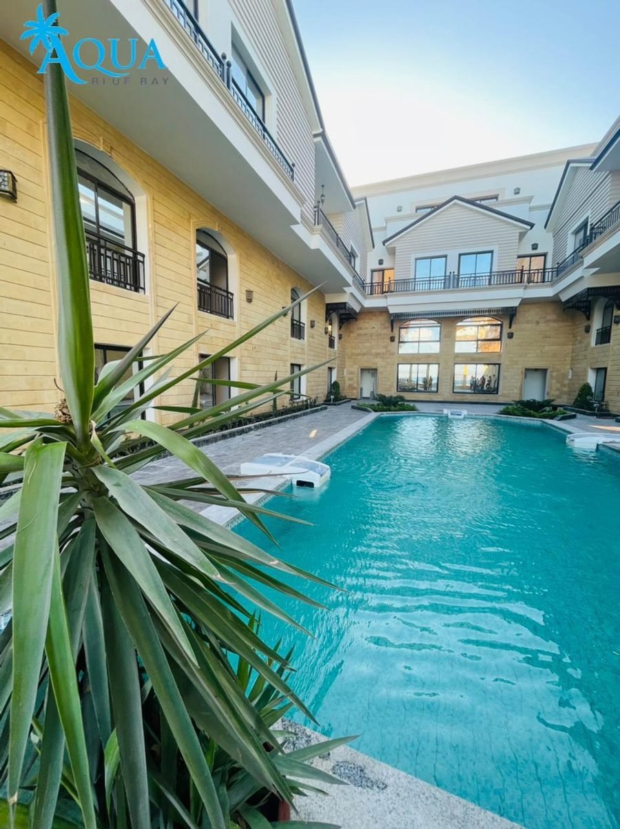 Aqua Blue Bay — pool and planting