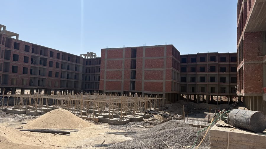 AQUA ORGWAN Resort under construction, August 2026