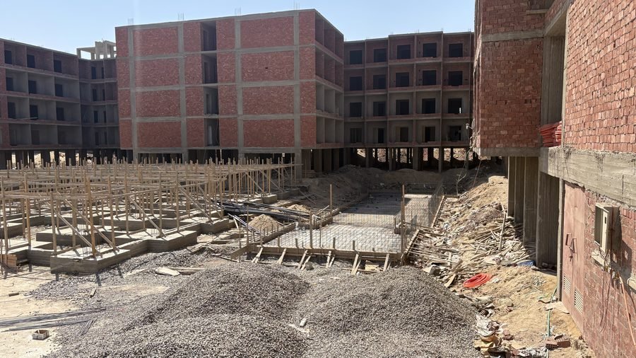 AQUA ORGWAN Resort under construction, August 2026