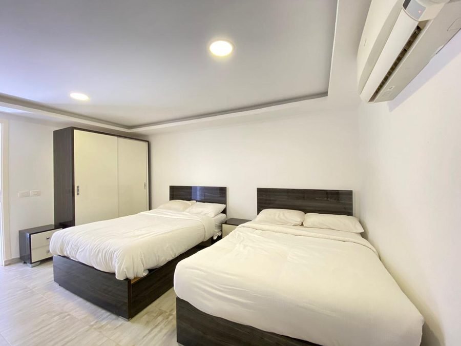 Penthouse at Aqua Palms — twin bedroom