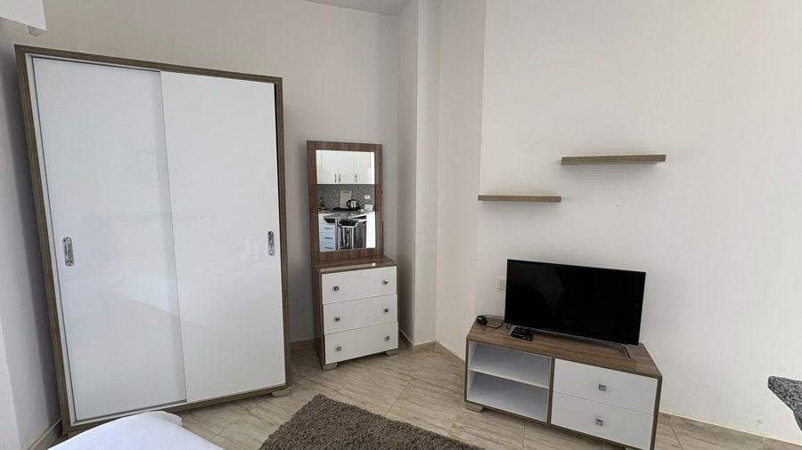 Studio at Aqua Palms — wardrobe and television unit